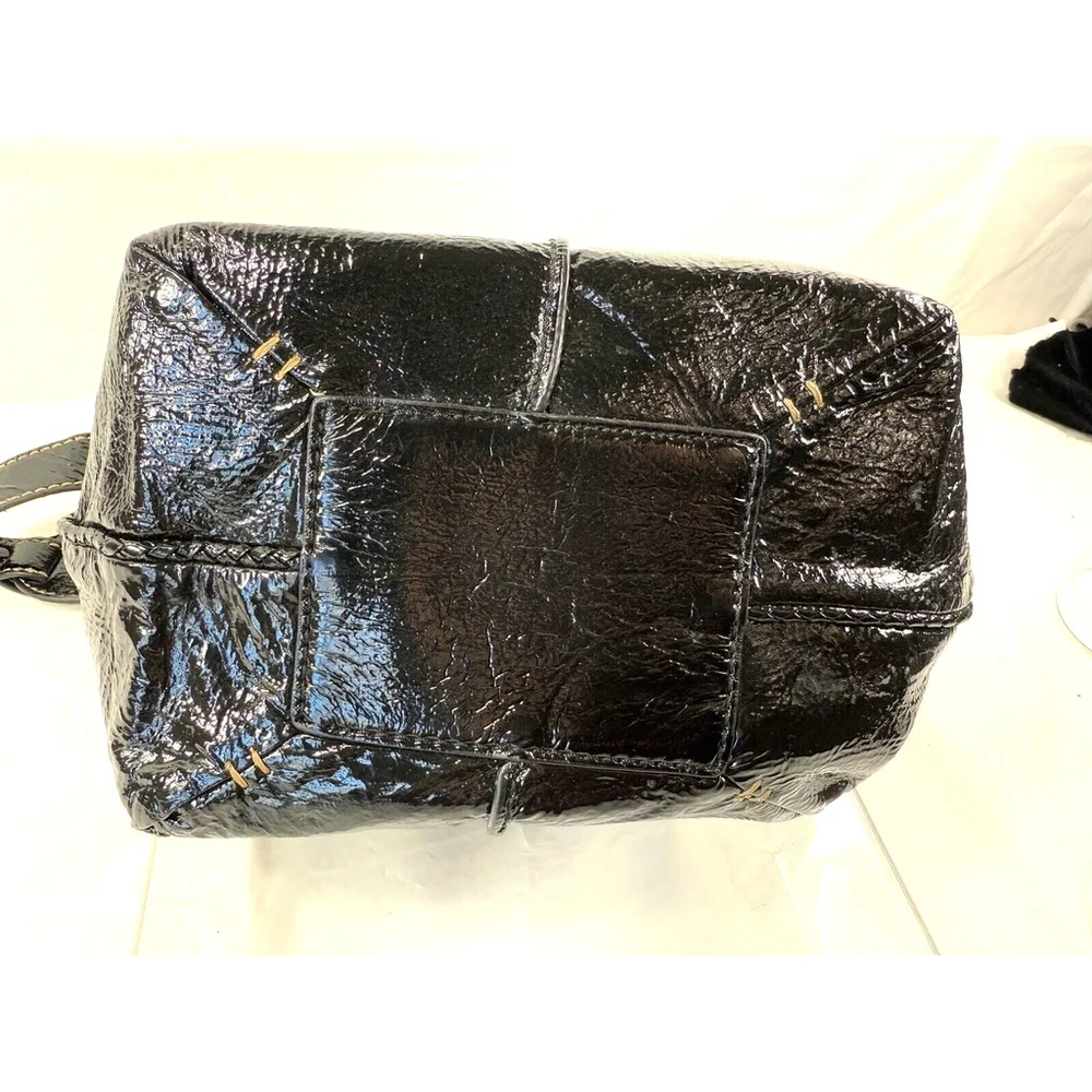 Vintage The Sak Patent Leather Hobo Shoulder Bag